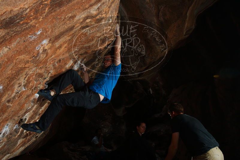 Bouldering in Hueco Tanks on 11/22/2018 with Blue Lizard Climbing and Yoga

Filename: SRM_20181122_1503100.jpg
Aperture: f/8.0
Shutter Speed: 1/250
Body: Canon EOS-1D Mark II
Lens: Canon EF 16-35mm f/2.8 L