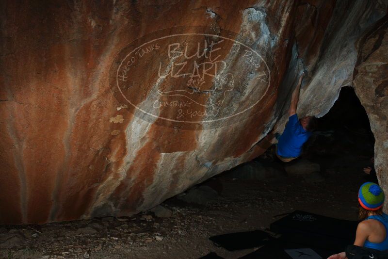 Bouldering in Hueco Tanks on 11/20/2018 with Blue Lizard Climbing and Yoga

Filename: SRM_20181120_1525460.jpg
Aperture: f/8.0
Shutter Speed: 1/250
Body: Canon EOS-1D Mark II
Lens: Canon EF 16-35mm f/2.8 L