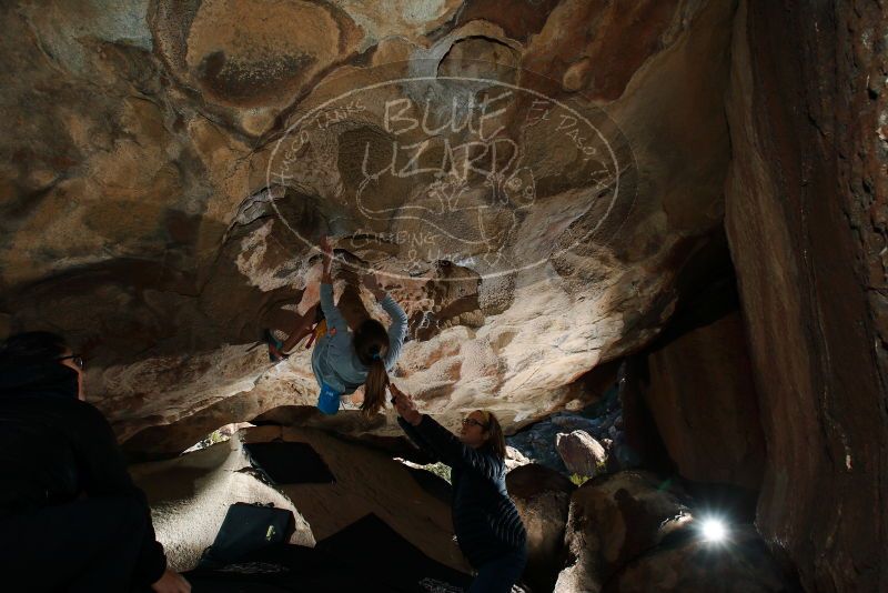 Bouldering in Hueco Tanks on 11/19/2018 with Blue Lizard Climbing and Yoga

Filename: SRM_20181119_1127460.jpg
Aperture: f/8.0
Shutter Speed: 1/250
Body: Canon EOS-1D Mark II
Lens: Canon EF 16-35mm f/2.8 L