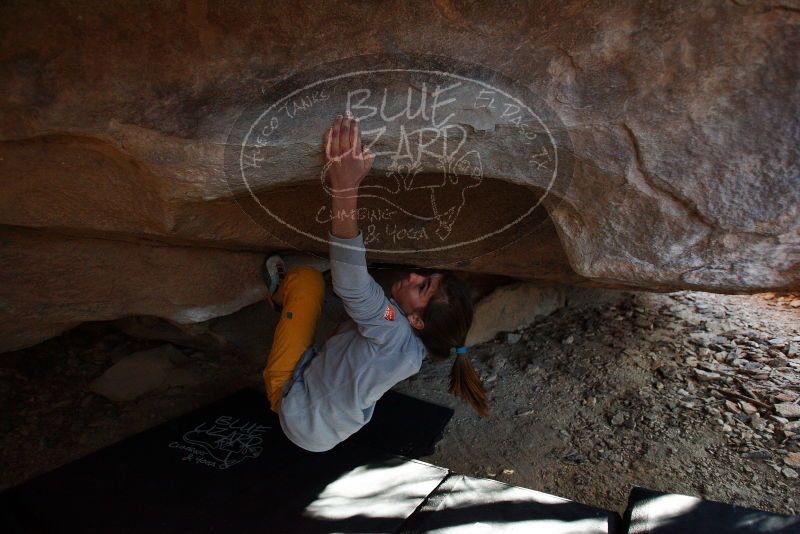 Bouldering in Hueco Tanks on 11/19/2018 with Blue Lizard Climbing and Yoga

Filename: SRM_20181119_1612270.jpg
Aperture: f/2.8
Shutter Speed: 1/250
Body: Canon EOS-1D Mark II
Lens: Canon EF 16-35mm f/2.8 L