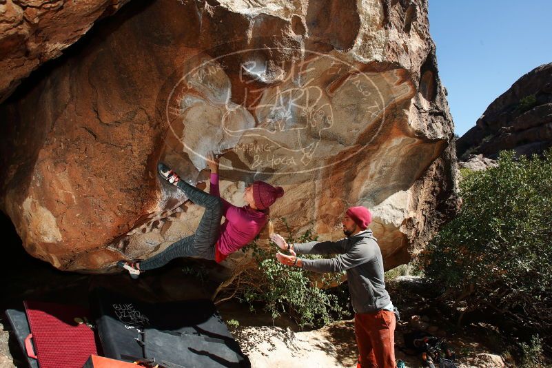 Bouldering in Hueco Tanks on 11/09/2018 with Blue Lizard Climbing and Yoga

Filename: SRM_20181109_1259500.jpg
Aperture: f/8.0
Shutter Speed: 1/250
Body: Canon EOS-1D Mark II
Lens: Canon EF 16-35mm f/2.8 L