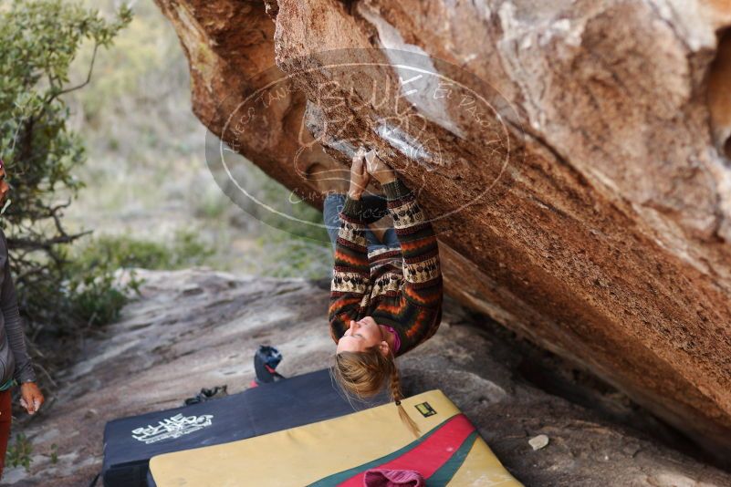 Bouldering in Hueco Tanks on 11/09/2018 with Blue Lizard Climbing and Yoga

Filename: SRM_20181109_1700370.jpg
Aperture: f/2.8
Shutter Speed: 1/640
Body: Canon EOS-1D Mark II
Lens: Canon EF 85mm f/1.2 L II