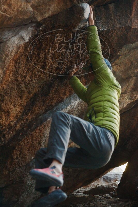 Bouldering in Hueco Tanks on 12/01/2018 with Blue Lizard Climbing and Yoga

Filename: SRM_20181201_1049150.jpg
Aperture: f/2.8
Shutter Speed: 1/250
Body: Canon EOS-1D Mark II
Lens: Canon EF 50mm f/1.8 II