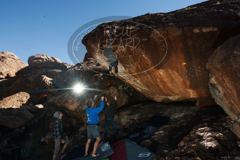 Bouldering in Hueco Tanks on 12/01/2018 with Blue Lizard Climbing and Yoga

Filename: SRM_20181201_1147110.jpg
Aperture: f/8.0
Shutter Speed: 1/250
Body: Canon EOS-1D Mark II
Lens: Canon EF 16-35mm f/2.8 L