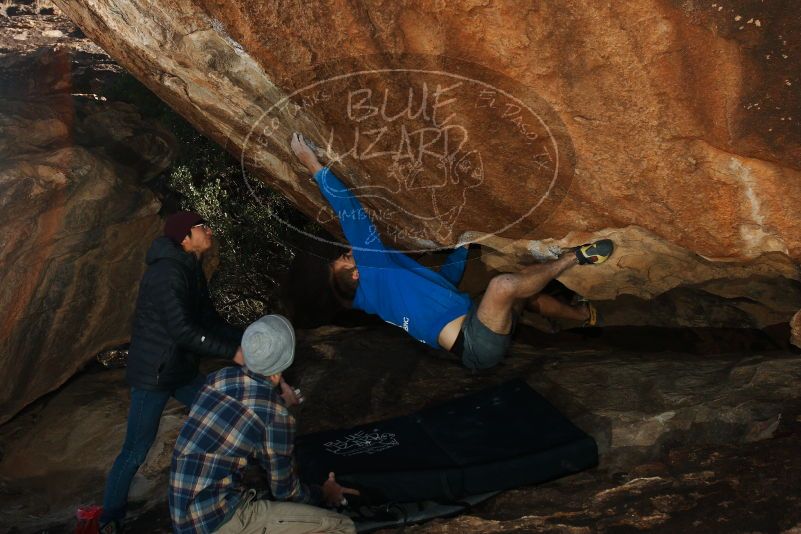 Bouldering in Hueco Tanks on 12/01/2018 with Blue Lizard Climbing and Yoga

Filename: SRM_20181201_1150280.jpg
Aperture: f/8.0
Shutter Speed: 1/250
Body: Canon EOS-1D Mark II
Lens: Canon EF 16-35mm f/2.8 L