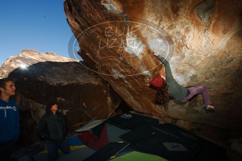 Bouldering in Hueco Tanks on 12/01/2018 with Blue Lizard Climbing and Yoga

Filename: SRM_20181201_1207090.jpg
Aperture: f/8.0
Shutter Speed: 1/250
Body: Canon EOS-1D Mark II
Lens: Canon EF 16-35mm f/2.8 L