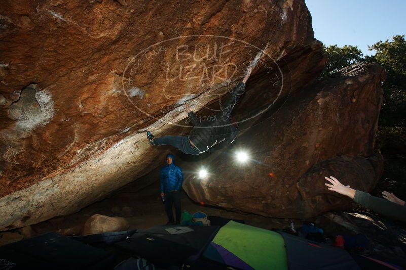 Bouldering in Hueco Tanks on 12/01/2018 with Blue Lizard Climbing and Yoga

Filename: SRM_20181201_1226270.jpg
Aperture: f/8.0
Shutter Speed: 1/320
Body: Canon EOS-1D Mark II
Lens: Canon EF 16-35mm f/2.8 L