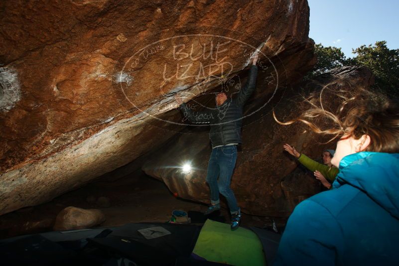 Bouldering in Hueco Tanks on 12/01/2018 with Blue Lizard Climbing and Yoga

Filename: SRM_20181201_1229550.jpg
Aperture: f/8.0
Shutter Speed: 1/320
Body: Canon EOS-1D Mark II
Lens: Canon EF 16-35mm f/2.8 L