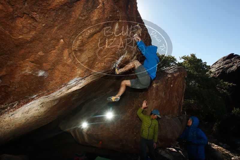 Bouldering in Hueco Tanks on 12/01/2018 with Blue Lizard Climbing and Yoga

Filename: SRM_20181201_1237500.jpg
Aperture: f/8.0
Shutter Speed: 1/320
Body: Canon EOS-1D Mark II
Lens: Canon EF 16-35mm f/2.8 L