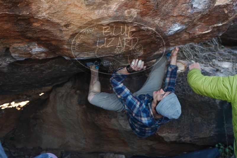 Bouldering in Hueco Tanks on 12/01/2018 with Blue Lizard Climbing and Yoga

Filename: SRM_20181201_1407060.jpg
Aperture: f/4.0
Shutter Speed: 1/400
Body: Canon EOS-1D Mark II
Lens: Canon EF 50mm f/1.8 II