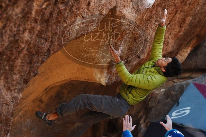 Bouldering in Hueco Tanks on 12/01/2018 with Blue Lizard Climbing and Yoga

Filename: SRM_20181201_1440280.jpg
Aperture: f/4.0
Shutter Speed: 1/320
Body: Canon EOS-1D Mark II
Lens: Canon EF 50mm f/1.8 II