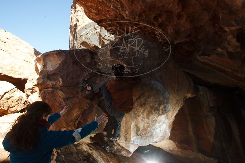 Bouldering in Hueco Tanks on 12/01/2018 with Blue Lizard Climbing and Yoga

Filename: SRM_20181201_1617320.jpg
Aperture: f/8.0
Shutter Speed: 1/250
Body: Canon EOS-1D Mark II
Lens: Canon EF 16-35mm f/2.8 L