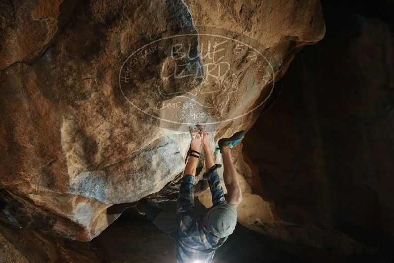 Bouldering in Hueco Tanks on 12/01/2018 with Blue Lizard Climbing and Yoga

Filename: SRM_20181201_1618470.jpg
Aperture: f/8.0
Shutter Speed: 1/250
Body: Canon EOS-1D Mark II
Lens: Canon EF 16-35mm f/2.8 L