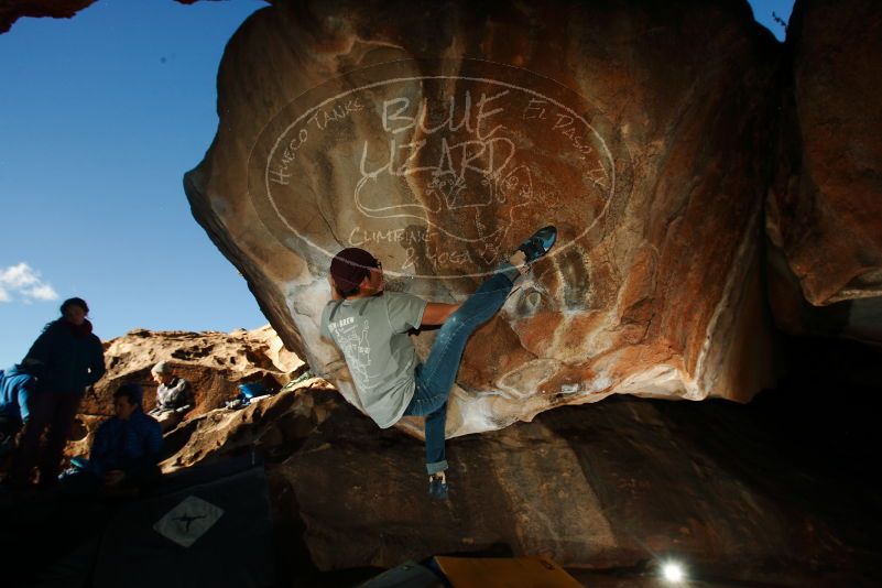 Bouldering in Hueco Tanks on 12/01/2018 with Blue Lizard Climbing and Yoga

Filename: SRM_20181201_1624350.jpg
Aperture: f/8.0
Shutter Speed: 1/250
Body: Canon EOS-1D Mark II
Lens: Canon EF 16-35mm f/2.8 L