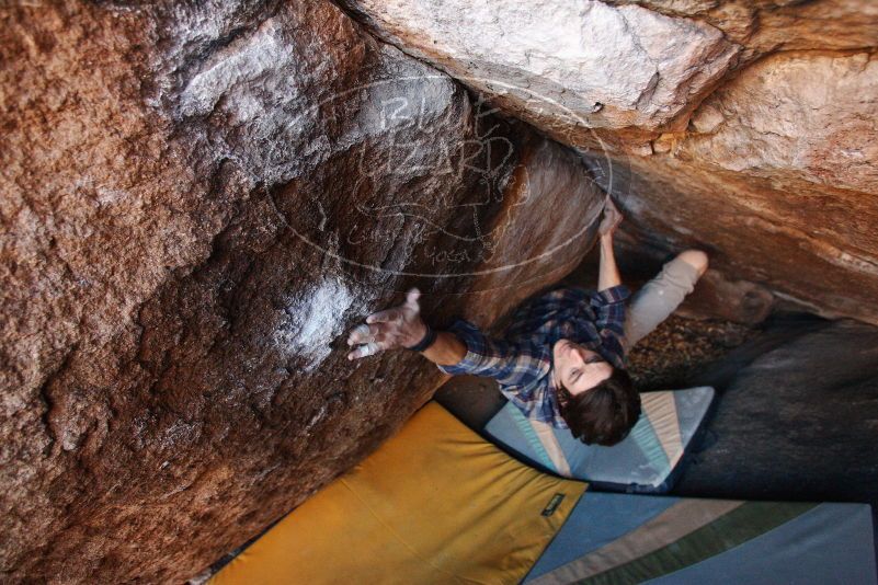 Bouldering in Hueco Tanks on 12/01/2018 with Blue Lizard Climbing and Yoga

Filename: SRM_20181201_1656281.jpg
Aperture: f/4.0
Shutter Speed: 1/250
Body: Canon EOS-1D Mark II
Lens: Canon EF 16-35mm f/2.8 L