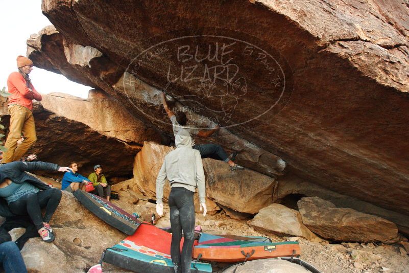 Bouldering in Hueco Tanks on 12/01/2018 with Blue Lizard Climbing and Yoga

Filename: SRM_20181201_1749490.jpg
Aperture: f/4.0
Shutter Speed: 1/250
Body: Canon EOS-1D Mark II
Lens: Canon EF 16-35mm f/2.8 L