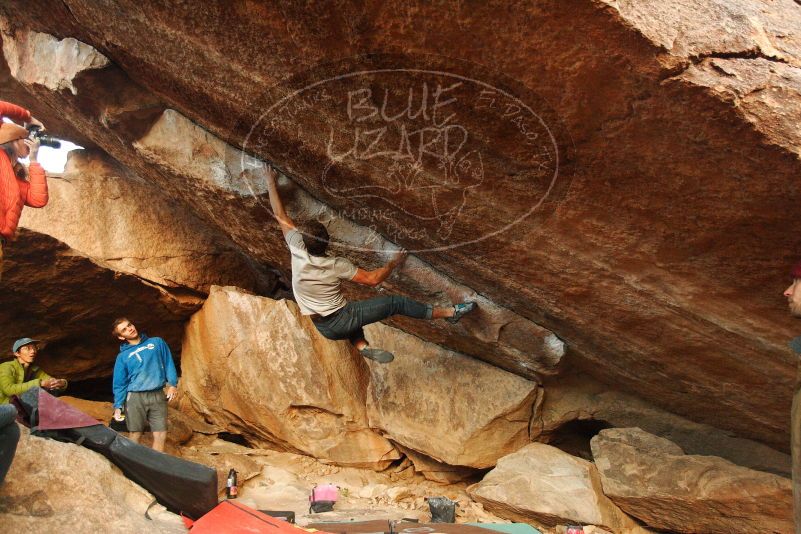 Bouldering in Hueco Tanks on 12/01/2018 with Blue Lizard Climbing and Yoga

Filename: SRM_20181201_1757500.jpg
Aperture: f/3.5
Shutter Speed: 1/200
Body: Canon EOS-1D Mark II
Lens: Canon EF 16-35mm f/2.8 L