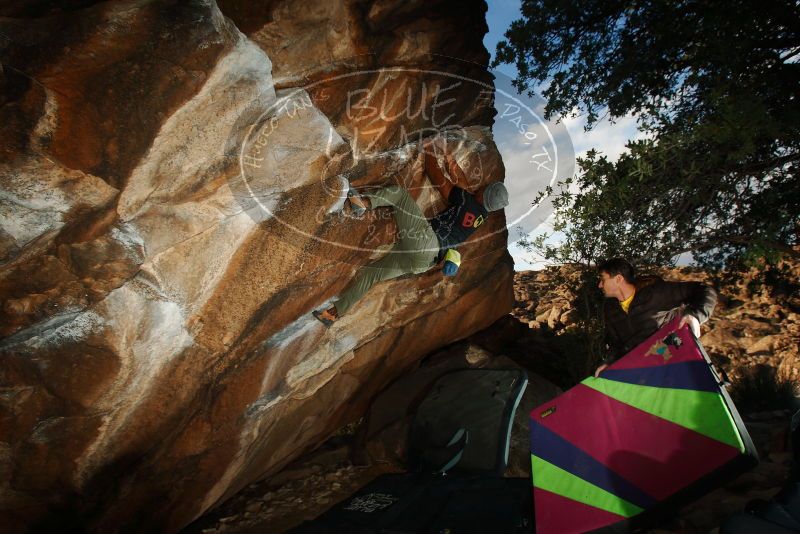 Bouldering in Hueco Tanks on 12/02/2018 with Blue Lizard Climbing and Yoga

Filename: SRM_20181202_1631280.jpg
Aperture: f/7.1
Shutter Speed: 1/250
Body: Canon EOS-1D Mark II
Lens: Canon EF 16-35mm f/2.8 L