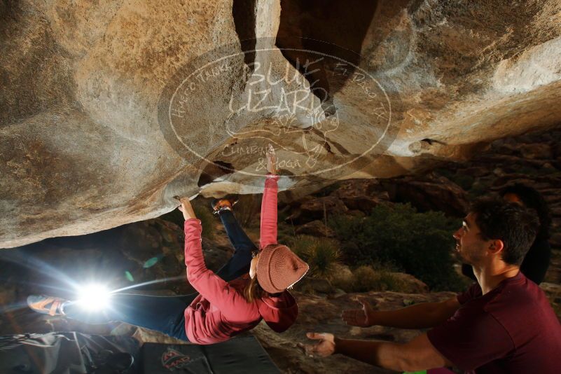 Bouldering in Hueco Tanks on 12/08/2018 with Blue Lizard Climbing and Yoga

Filename: SRM_20181208_1135430.jpg
Aperture: f/8.0
Shutter Speed: 1/250
Body: Canon EOS-1D Mark II
Lens: Canon EF 16-35mm f/2.8 L