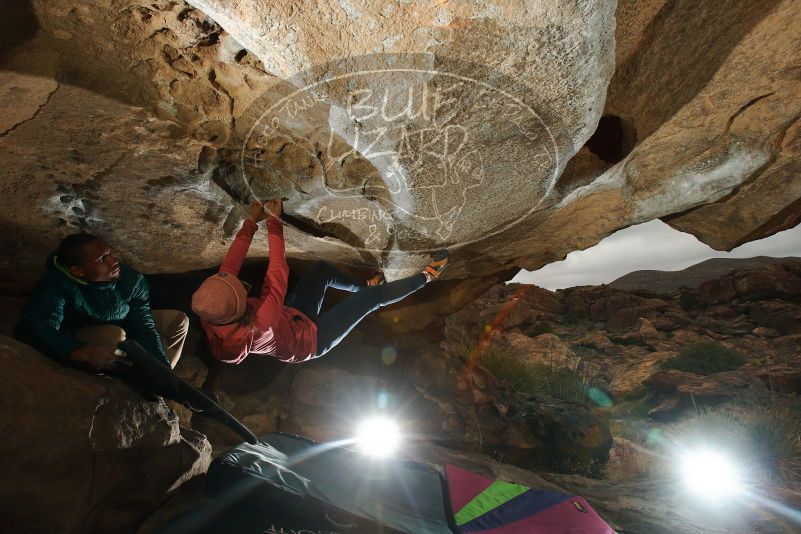 Bouldering in Hueco Tanks on 12/08/2018 with Blue Lizard Climbing and Yoga

Filename: SRM_20181208_1152550.jpg
Aperture: f/8.0
Shutter Speed: 1/250
Body: Canon EOS-1D Mark II
Lens: Canon EF 16-35mm f/2.8 L