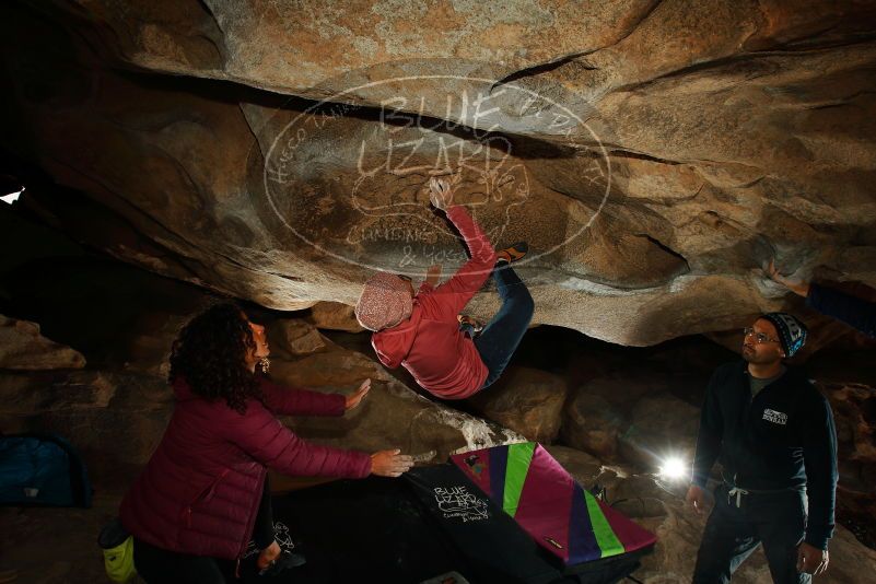 Bouldering in Hueco Tanks on 12/08/2018 with Blue Lizard Climbing and Yoga

Filename: SRM_20181208_1303270.jpg
Aperture: f/8.0
Shutter Speed: 1/200
Body: Canon EOS-1D Mark II
Lens: Canon EF 16-35mm f/2.8 L