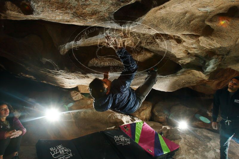 Bouldering in Hueco Tanks on 12/08/2018 with Blue Lizard Climbing and Yoga

Filename: SRM_20181208_1305260.jpg
Aperture: f/8.0
Shutter Speed: 1/200
Body: Canon EOS-1D Mark II
Lens: Canon EF 16-35mm f/2.8 L