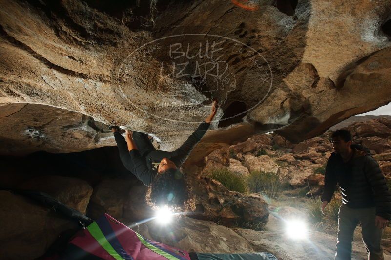 Bouldering in Hueco Tanks on 12/08/2018 with Blue Lizard Climbing and Yoga

Filename: SRM_20181208_1344240.jpg
Aperture: f/8.0
Shutter Speed: 1/250
Body: Canon EOS-1D Mark II
Lens: Canon EF 16-35mm f/2.8 L