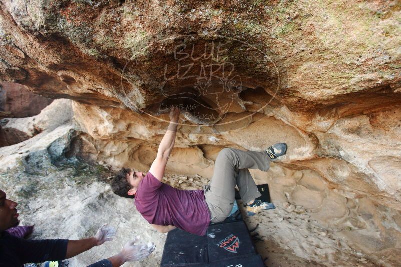 Bouldering in Hueco Tanks on 12/08/2018 with Blue Lizard Climbing and Yoga

Filename: SRM_20181208_1651520.jpg
Aperture: f/4.0
Shutter Speed: 1/250
Body: Canon EOS-1D Mark II
Lens: Canon EF 16-35mm f/2.8 L