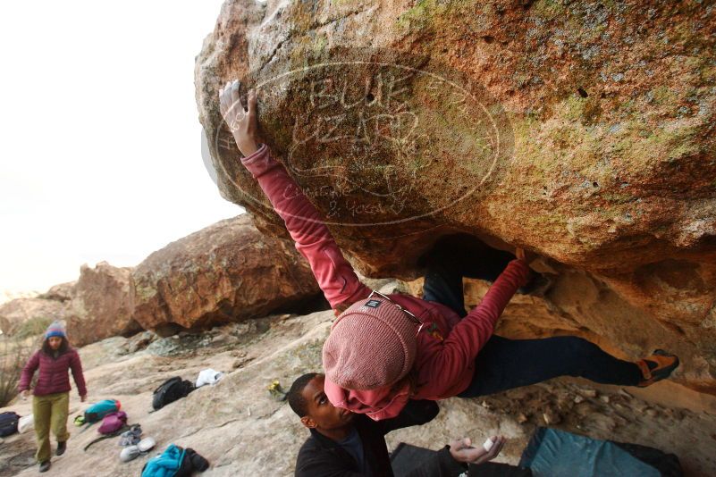 Bouldering in Hueco Tanks on 12/08/2018 with Blue Lizard Climbing and Yoga

Filename: SRM_20181208_1726280.jpg
Aperture: f/6.3
Shutter Speed: 1/250
Body: Canon EOS-1D Mark II
Lens: Canon EF 16-35mm f/2.8 L