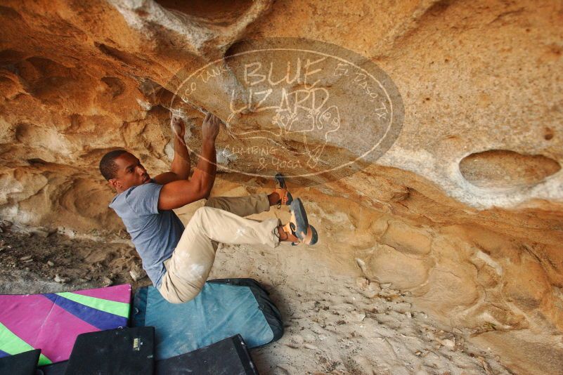 Bouldering in Hueco Tanks on 12/08/2018 with Blue Lizard Climbing and Yoga

Filename: SRM_20181208_1734330.jpg
Aperture: f/4.0
Shutter Speed: 1/250
Body: Canon EOS-1D Mark II
Lens: Canon EF 16-35mm f/2.8 L