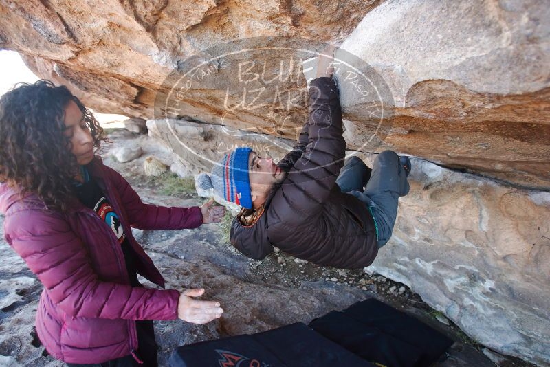 Bouldering in Hueco Tanks on 12/09/2018 with Blue Lizard Climbing and Yoga

Filename: SRM_20181209_1141550.jpg
Aperture: f/3.5
Shutter Speed: 1/250
Body: Canon EOS-1D Mark II
Lens: Canon EF 16-35mm f/2.8 L