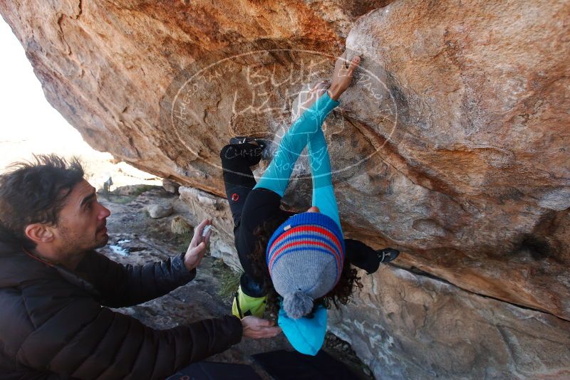 Bouldering in Hueco Tanks on 12/09/2018 with Blue Lizard Climbing and Yoga

Filename: SRM_20181209_1149280.jpg
Aperture: f/5.0
Shutter Speed: 1/250
Body: Canon EOS-1D Mark II
Lens: Canon EF 16-35mm f/2.8 L