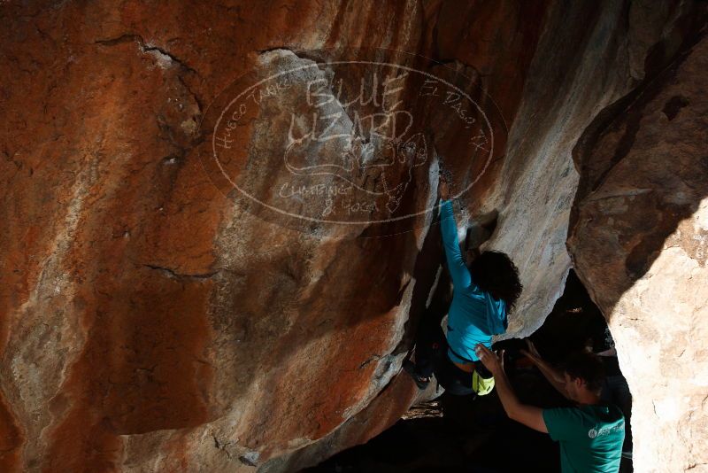 Bouldering in Hueco Tanks on 12/09/2018 with Blue Lizard Climbing and Yoga

Filename: SRM_20181209_1400520.jpg
Aperture: f/5.6
Shutter Speed: 1/250
Body: Canon EOS-1D Mark II
Lens: Canon EF 16-35mm f/2.8 L