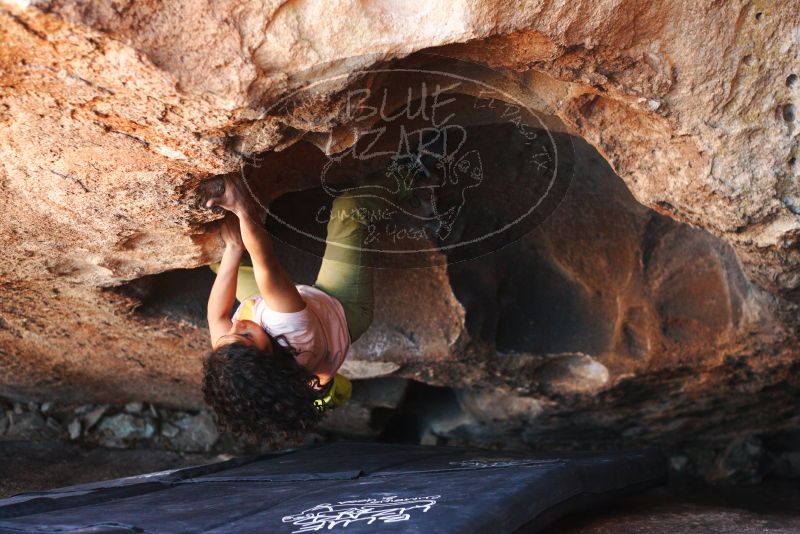 Bouldering in Hueco Tanks on 12/14/2018 with Blue Lizard Climbing and Yoga

Filename: SRM_20181214_1423580.jpg
Aperture: f/2.8
Shutter Speed: 1/250
Body: Canon EOS-1D Mark II
Lens: Canon EF 50mm f/1.8 II