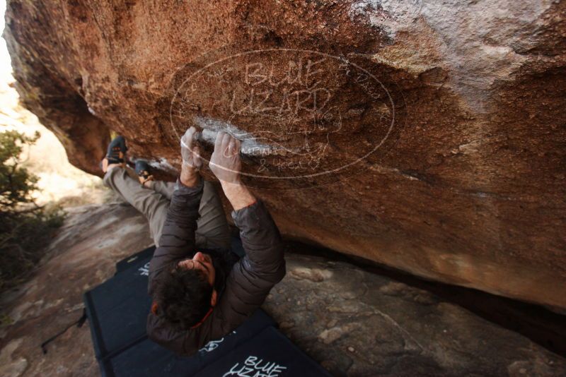 Bouldering in Hueco Tanks on 12/14/2018 with Blue Lizard Climbing and Yoga

Filename: SRM_20181214_1601070.jpg
Aperture: f/5.6
Shutter Speed: 1/250
Body: Canon EOS-1D Mark II
Lens: Canon EF 16-35mm f/2.8 L