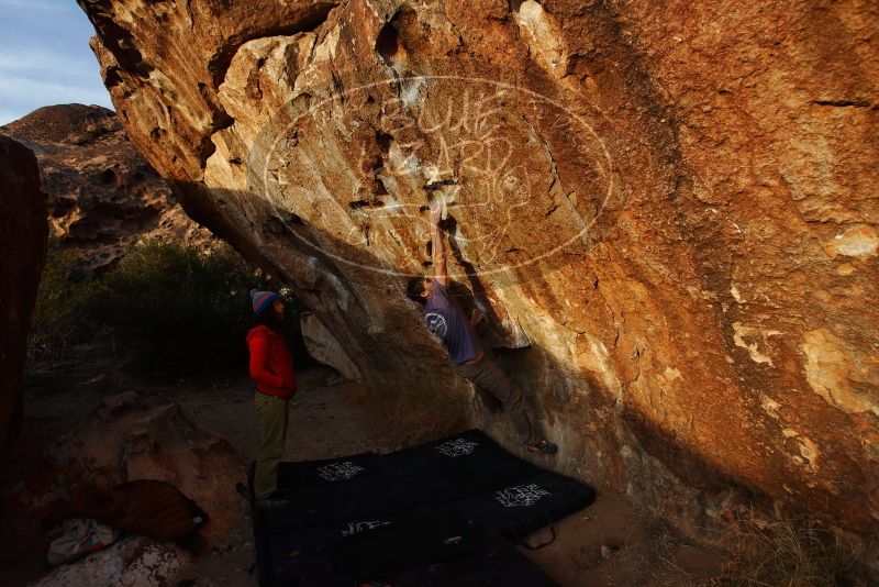 Bouldering in Hueco Tanks on 12/14/2018 with Blue Lizard Climbing and Yoga

Filename: SRM_20181214_1733300.jpg
Aperture: f/4.5
Shutter Speed: 1/250
Body: Canon EOS-1D Mark II
Lens: Canon EF 16-35mm f/2.8 L