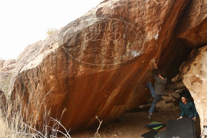 Bouldering in Hueco Tanks on 12/21/2018 with Blue Lizard Climbing and Yoga

Filename: SRM_20181221_1502270.jpg
Aperture: f/5.6
Shutter Speed: 1/250
Body: Canon EOS-1D Mark II
Lens: Canon EF 16-35mm f/2.8 L