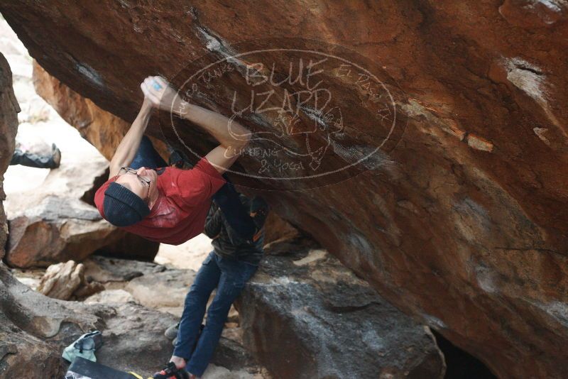 Bouldering in Hueco Tanks on 12/21/2018 with Blue Lizard Climbing and Yoga

Filename: SRM_20181221_1651290.jpg
Aperture: f/4.0
Shutter Speed: 1/250
Body: Canon EOS-1D Mark II
Lens: Canon EF 50mm f/1.8 II