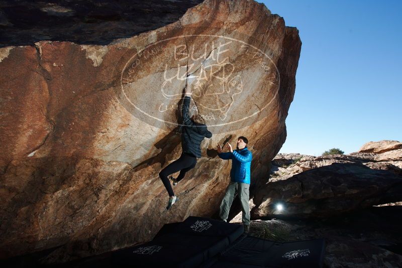 Bouldering in Hueco Tanks on 12/22/2018 with Blue Lizard Climbing and Yoga

Filename: SRM_20181222_1243320.jpg
Aperture: f/5.6
Shutter Speed: 1/250
Body: Canon EOS-1D Mark II
Lens: Canon EF 16-35mm f/2.8 L