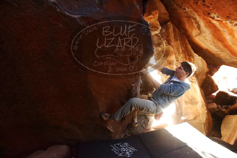 Bouldering in Hueco Tanks on 12/22/2018 with Blue Lizard Climbing and Yoga

Filename: SRM_20181222_1624240.jpg
Aperture: f/4.0
Shutter Speed: 1/500
Body: Canon EOS-1D Mark II
Lens: Canon EF 16-35mm f/2.8 L