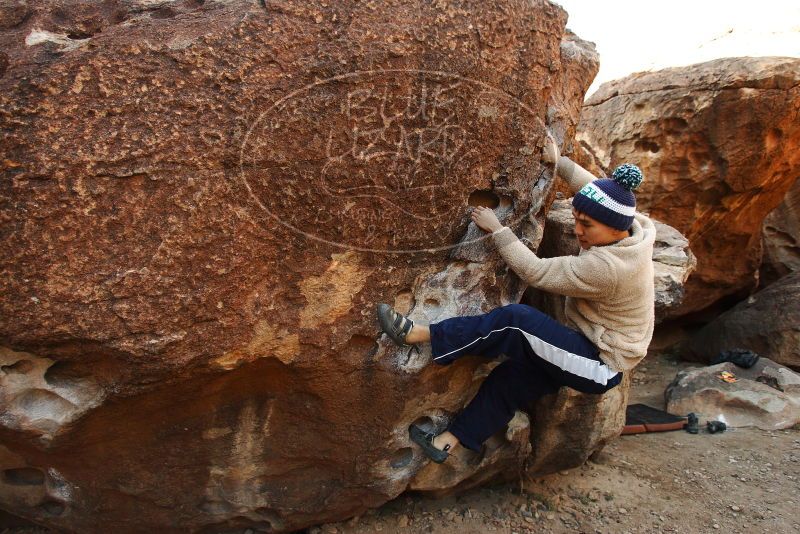 Bouldering in Hueco Tanks on 12/23/2018 with Blue Lizard Climbing and Yoga

Filename: SRM_20181223_1043350.jpg
Aperture: f/4.0
Shutter Speed: 1/400
Body: Canon EOS-1D Mark II
Lens: Canon EF 16-35mm f/2.8 L