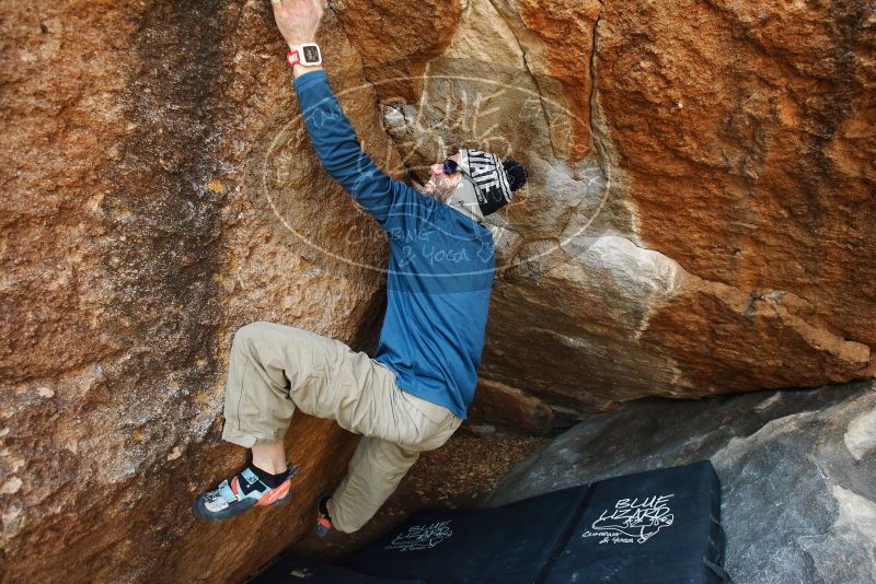 Bouldering in Hueco Tanks on 12/23/2018 with Blue Lizard Climbing and Yoga

Filename: SRM_20181223_1114430.jpg
Aperture: f/4.5
Shutter Speed: 1/200
Body: Canon EOS-1D Mark II
Lens: Canon EF 16-35mm f/2.8 L