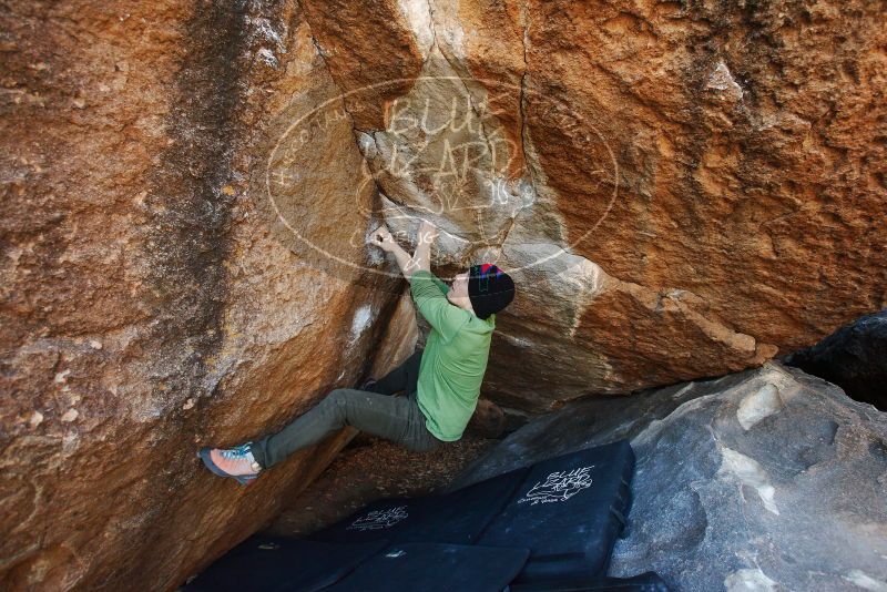 Bouldering in Hueco Tanks on 12/23/2018 with Blue Lizard Climbing and Yoga

Filename: SRM_20181223_1122020.jpg
Aperture: f/4.0
Shutter Speed: 1/320
Body: Canon EOS-1D Mark II
Lens: Canon EF 16-35mm f/2.8 L