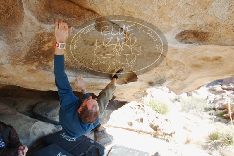 Bouldering in Hueco Tanks on 12/23/2018 with Blue Lizard Climbing and Yoga

Filename: SRM_20181223_1212370.jpg
Aperture: f/5.6
Shutter Speed: 1/250
Body: Canon EOS-1D Mark II
Lens: Canon EF 16-35mm f/2.8 L