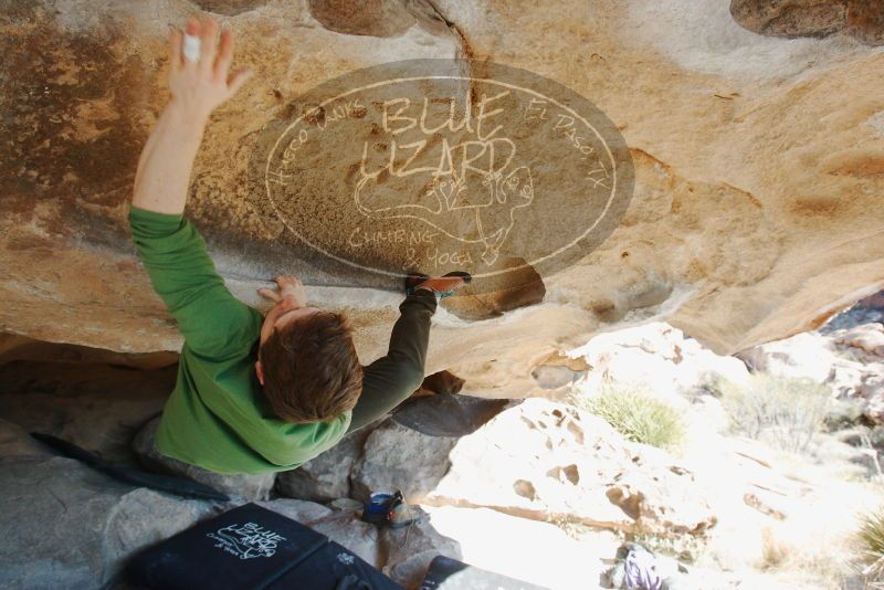 Bouldering in Hueco Tanks on 12/23/2018 with Blue Lizard Climbing and Yoga

Filename: SRM_20181223_1217370.jpg
Aperture: f/5.6
Shutter Speed: 1/250
Body: Canon EOS-1D Mark II
Lens: Canon EF 16-35mm f/2.8 L