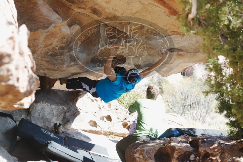 Bouldering in Hueco Tanks on 12/23/2018 with Blue Lizard Climbing and Yoga

Filename: SRM_20181223_1253490.jpg
Aperture: f/4.0
Shutter Speed: 1/320
Body: Canon EOS-1D Mark II
Lens: Canon EF 50mm f/1.8 II