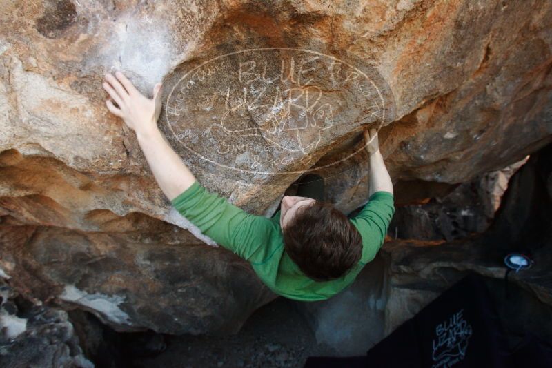 Bouldering in Hueco Tanks on 12/23/2018 with Blue Lizard Climbing and Yoga

Filename: SRM_20181223_1418590.jpg
Aperture: f/5.6
Shutter Speed: 1/320
Body: Canon EOS-1D Mark II
Lens: Canon EF 16-35mm f/2.8 L