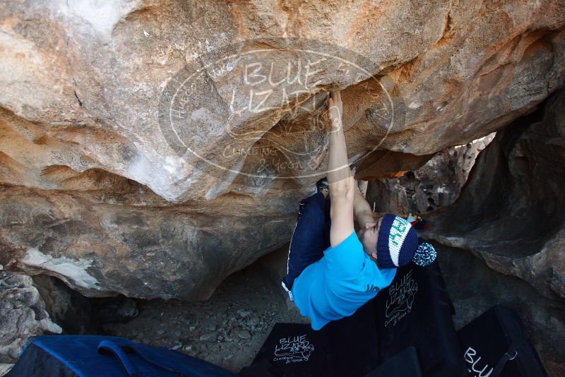 Bouldering in Hueco Tanks on 12/23/2018 with Blue Lizard Climbing and Yoga

Filename: SRM_20181223_1422240.jpg
Aperture: f/4.0
Shutter Speed: 1/320
Body: Canon EOS-1D Mark II
Lens: Canon EF 16-35mm f/2.8 L