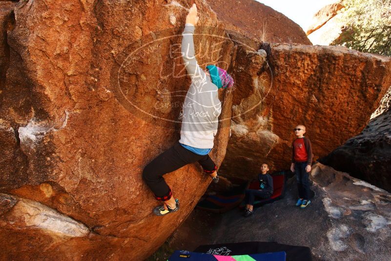 Bouldering in Hueco Tanks on 12/24/2018 with Blue Lizard Climbing and Yoga

Filename: SRM_20181224_1055450.jpg
Aperture: f/5.6
Shutter Speed: 1/320
Body: Canon EOS-1D Mark II
Lens: Canon EF 16-35mm f/2.8 L