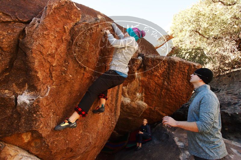 Bouldering in Hueco Tanks on 12/24/2018 with Blue Lizard Climbing and Yoga

Filename: SRM_20181224_1058400.jpg
Aperture: f/5.6
Shutter Speed: 1/400
Body: Canon EOS-1D Mark II
Lens: Canon EF 16-35mm f/2.8 L